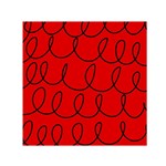 Red Background Wallpaper Square Satin Scarf (30  x 30 )