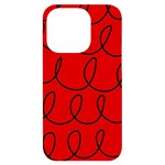 Red Background Wallpaper iPhone 14 Pro Black UV Print Case