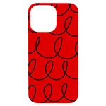 Red Background Wallpaper iPhone 14 Pro Max Black UV Print Case