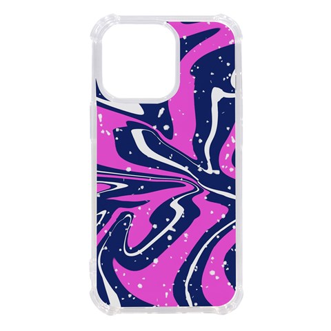 Texture Multicolour Grunge iPhone 13 Pro TPU UV Print Case from UrbanLoad.com Front