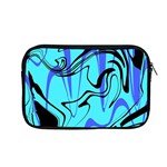 Mint Background Swirl Blue Black Apple MacBook Pro 13  Zipper Case
