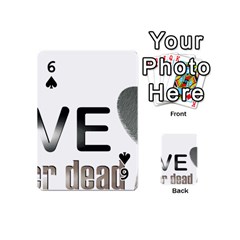 Leaf Leaf Playing Cards 54 Designs (Mini) from UrbanLoad.com Front - Spade6