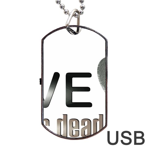 Leaf Leaf Dog Tag USB Flash (Two Sides) from UrbanLoad.com Front