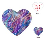 Amethyst flow Playing Cards Single Design (Heart)