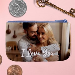 Personalized Couple Photo Anniversary Large Coin Purse Large Coin Purse from UrbanLoad.com Back