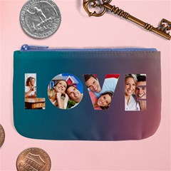 Personalized Couple Love Photo Large Coin Purse Large Coin Purse from UrbanLoad.com Front