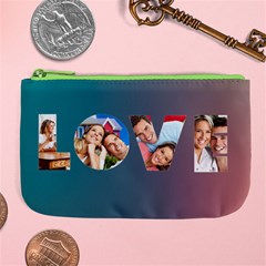 Personalized Couple Love Photo Large Coin Purse Large Coin Purse from UrbanLoad.com Front