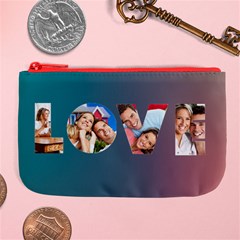 Personalized Couple Love Photo Large Coin Purse Large Coin Purse from UrbanLoad.com Front