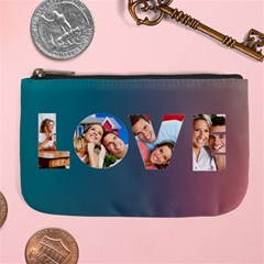 Personalized Couple Love Photo Large Coin Purse Large Coin Purse from UrbanLoad.com Front