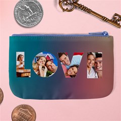 Personalized Couple Love Photo Large Coin Purse Large Coin Purse from UrbanLoad.com Back