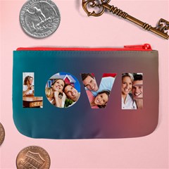 Personalized Couple Love Photo Large Coin Purse Large Coin Purse from UrbanLoad.com Back