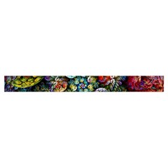 Floral Fractal 3d Art Pattern Zipper Grocery Tote Bag from UrbanLoad.com Strap