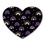 Wallpaper Pattern Rainbow Heart Mousepad