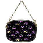 Wallpaper Pattern Rainbow Chain Purse (Two Sides)