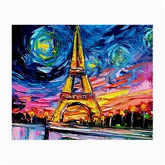 Eiffel Tower Starry Night Print Van Gogh Small Glasses Cloth (2 Sides) from UrbanLoad.com Front