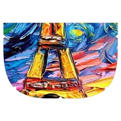 Eiffel Tower Starry Night Print Van Gogh Make Up Case (Small) from UrbanLoad.com Side Left