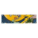 Astronaut Moon Monsters Spaceship Universe Space Cosmos Banner and Sign 4  x 1 