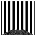Stripes Geometric Pattern Digital Art Art Abstract Abstract Art Square Satin Scarf (36  x 36 )