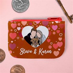 Personalized Photo Illustration Lover Name Mini Coin Purse Mini Coin Purse from UrbanLoad.com Back
