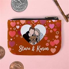 Personalized Photo Illustration Lover Name Mini Coin Purse Mini Coin Purse from UrbanLoad.com Back