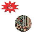 Winter Snow Holidays 1  Mini Buttons (10 pack) 