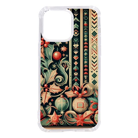 Winter Snow Holidays iPhone 14 Pro Max TPU UV Print Case from UrbanLoad.com Front