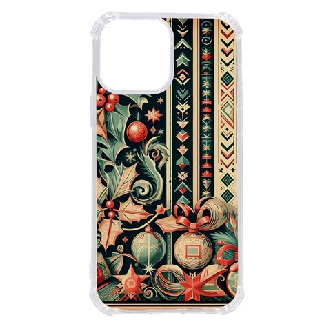 Winter Snow Holidays iPhone 13 Pro Max TPU UV Print Case from UrbanLoad.com Front