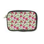 Flowers Leaves Roses Pattern Floral Nature Background Coin Purse