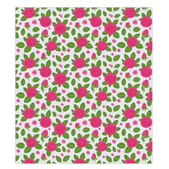 Flowers Leaves Roses Pattern Floral Nature Background Duvet Cover Double Side (King Size) from UrbanLoad.com Front