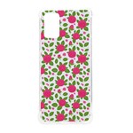 Flowers Leaves Roses Pattern Floral Nature Background Samsung Galaxy S20Plus 6.7 Inch TPU UV Case