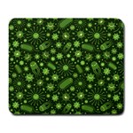 Seamless Pattern With Viruses Large Mousepad