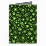 Seamless Pattern With Viruses Greeting Card