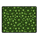 Seamless Pattern With Viruses Two Sides Fleece Blanket (Small)