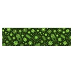 Seamless Pattern With Viruses Oblong Satin Scarf (16  x 60 )