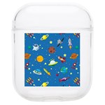 Space Rocket Solar System Pattern Soft TPU AirPods 1/2 Case
