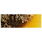 Honeycomb With Bees Banner and Sign 9  x 3 