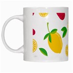 Strawberry Lemons Fruit White Mug
