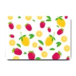 Strawberry Lemons Fruit Small Doormat