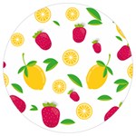 Strawberry Lemons Fruit Round Trivet