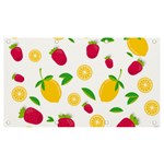 Strawberry Lemons Fruit Banner and Sign 7  x 4 