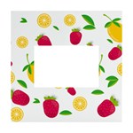 Strawberry Lemons Fruit White Box Photo Frame 4  x 6 