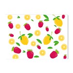 Strawberry Lemons Fruit Crystal Sticker (A4)