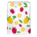 Strawberry Lemons Fruit Rectangular Glass Fridge Magnet (4 pack)