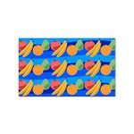 Fruit Texture Wave Fruits Sticker (Rectangular)