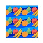 Fruit Texture Wave Fruits Square Satin Scarf (30  x 30 )
