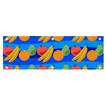 Fruit Texture Wave Fruits Banner and Sign 6  x 2 