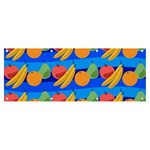 Fruit Texture Wave Fruits Banner and Sign 8  x 3 