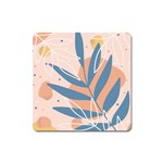 Summer Pattern Tropical Design Nature Green Plant Square Magnet