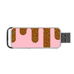 Ice Cream Dessert Food Cake Chocolate Sprinkles Sweet Colorful Drip Sauce Cute Portable USB Flash (Two Sides)