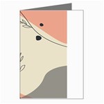 Pattern Line Art Texture Minimalist Design Greeting Card